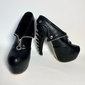 Show Story Women’s High Heels, Spine Goth Heel